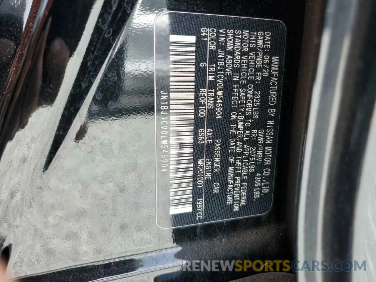 14 Photograph of a damaged car JN1BJ1CV0LW546904 NISSAN ROGUE 2020