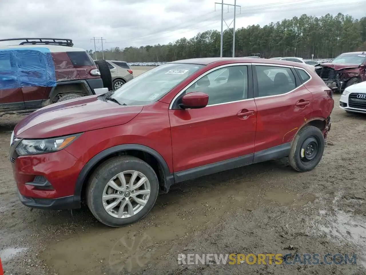 1 Photograph of a damaged car JN1BJ1CV1LW250337 NISSAN ROGUE 2020