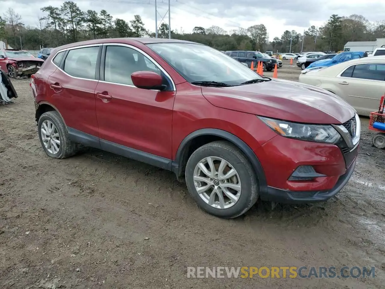 4 Photograph of a damaged car JN1BJ1CV1LW250337 NISSAN ROGUE 2020