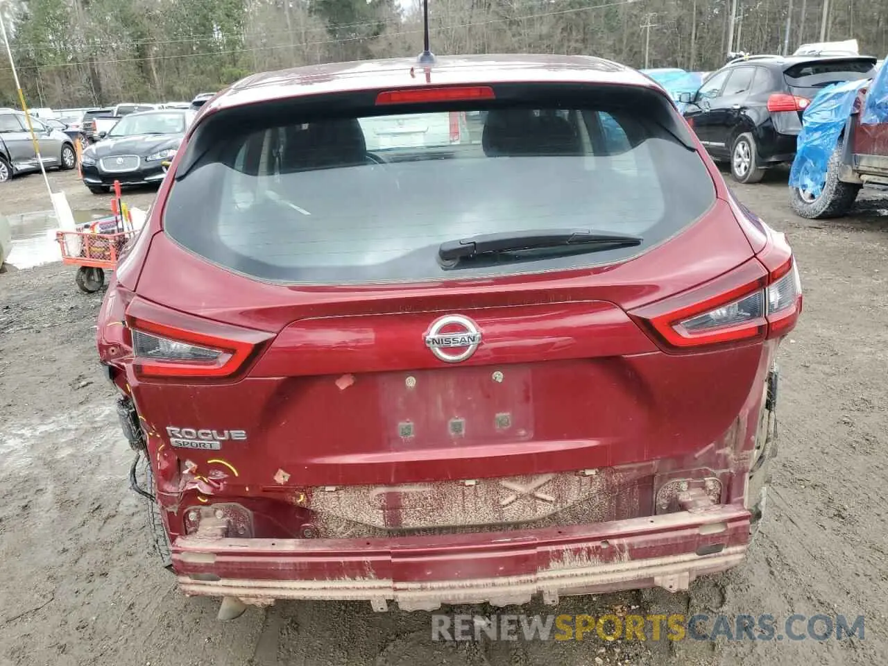 6 Photograph of a damaged car JN1BJ1CV1LW250337 NISSAN ROGUE 2020