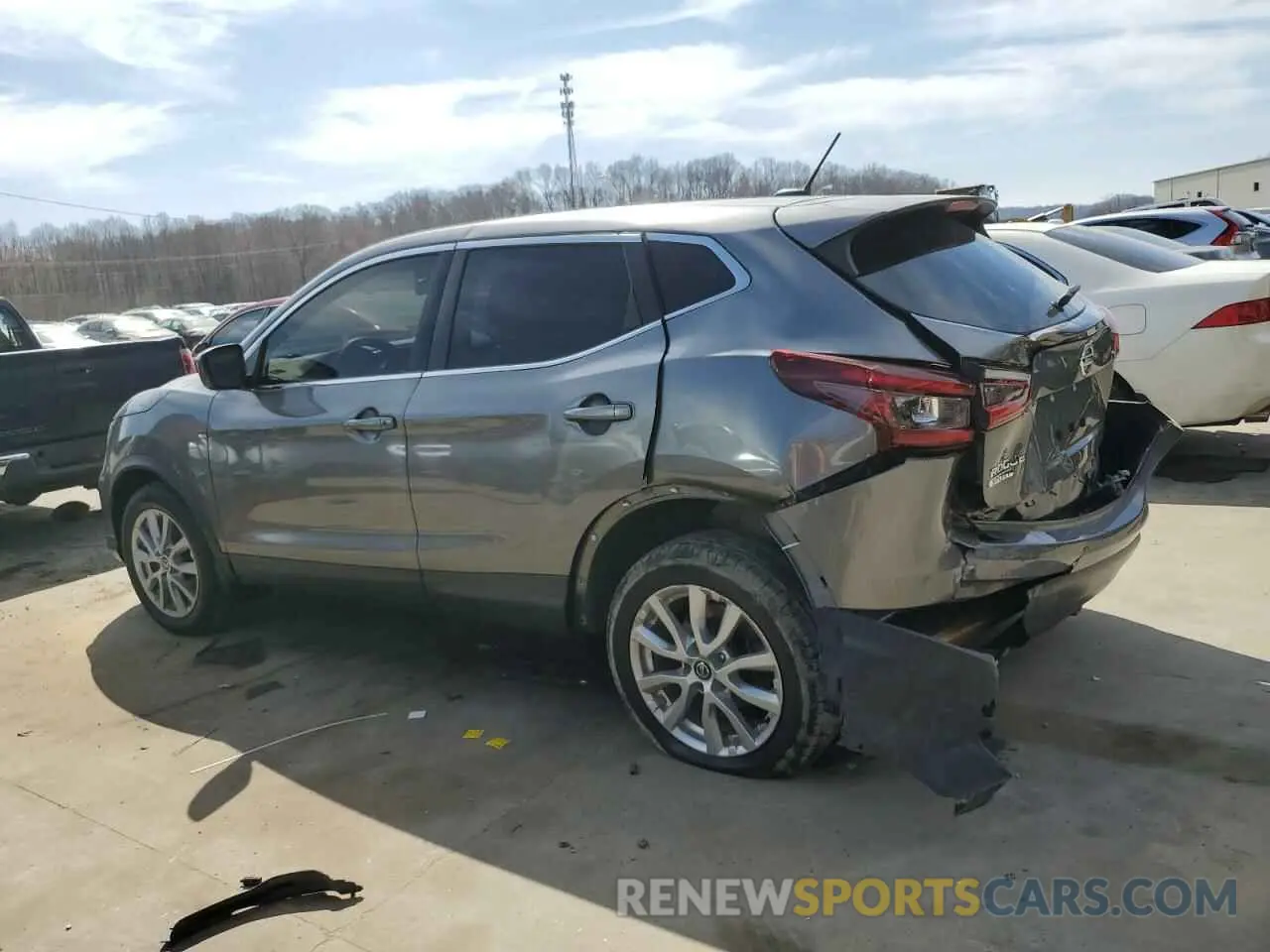 2 Photograph of a damaged car JN1BJ1CV1LW552758 NISSAN ROGUE 2020