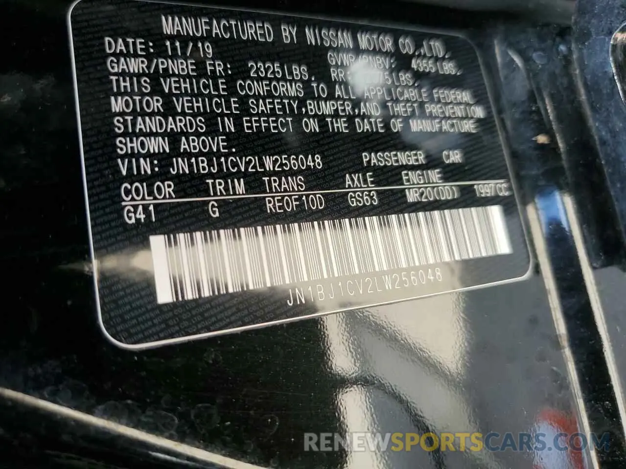 12 Photograph of a damaged car JN1BJ1CV2LW256048 NISSAN ROGUE 2020