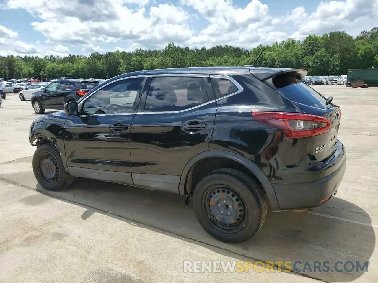 2 Photograph of a damaged car JN1BJ1CV2LW256048 NISSAN ROGUE 2020