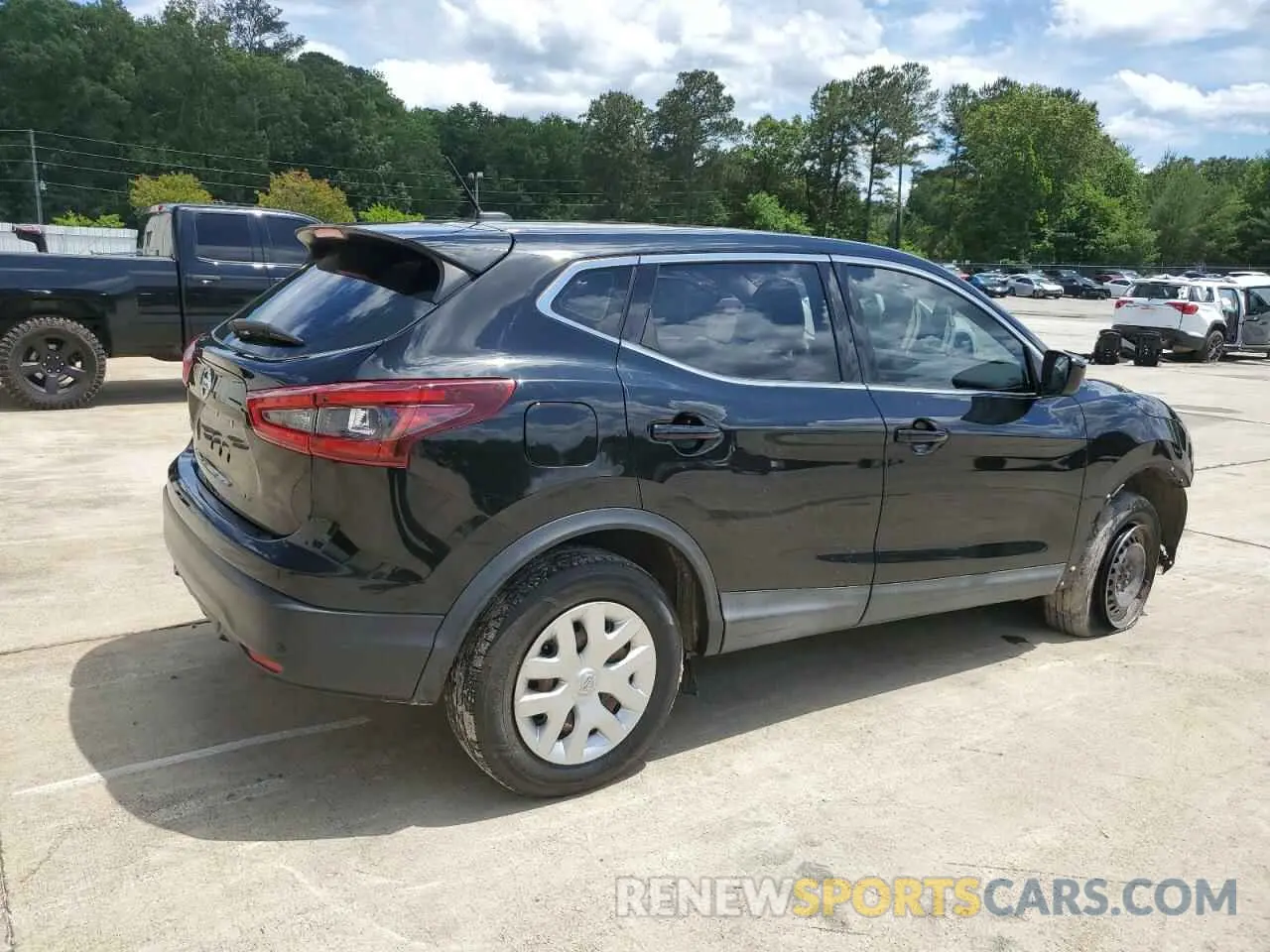3 Photograph of a damaged car JN1BJ1CV2LW256048 NISSAN ROGUE 2020