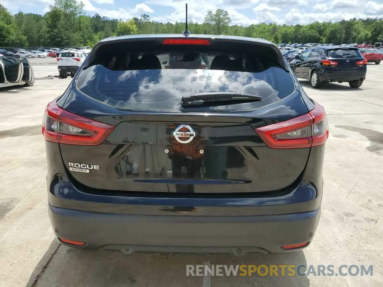 6 Photograph of a damaged car JN1BJ1CV2LW256048 NISSAN ROGUE 2020
