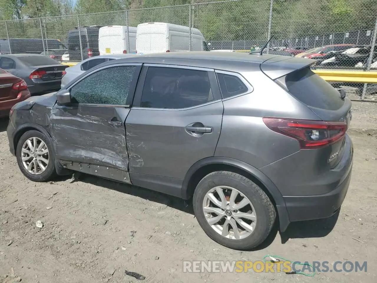2 Photograph of a damaged car JN1BJ1CV2LW549920 NISSAN ROGUE 2020