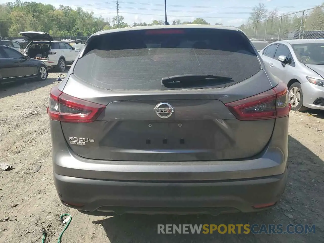 6 Photograph of a damaged car JN1BJ1CV2LW549920 NISSAN ROGUE 2020