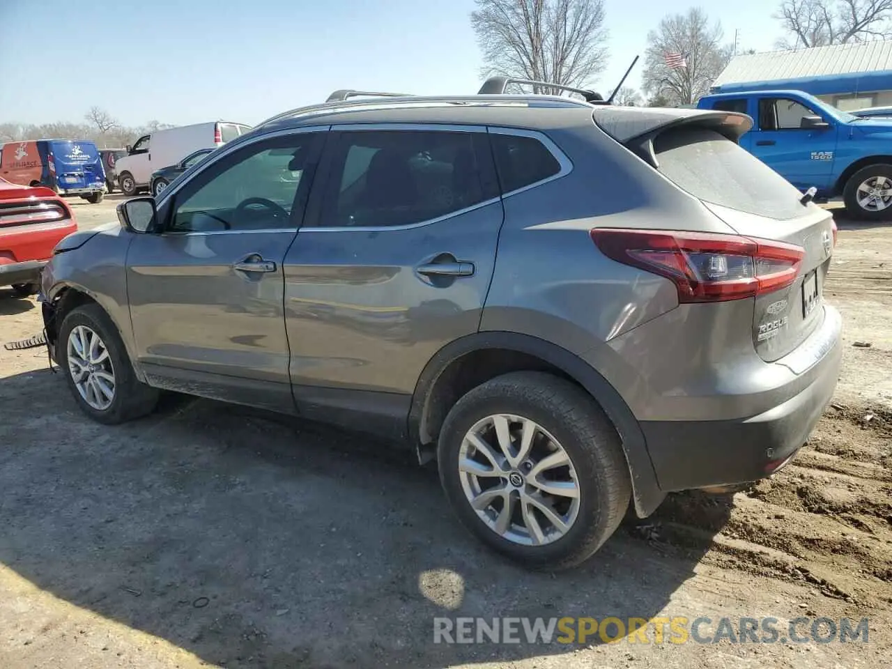 2 Photograph of a damaged car JN1BJ1CV4LW252146 NISSAN ROGUE 2020