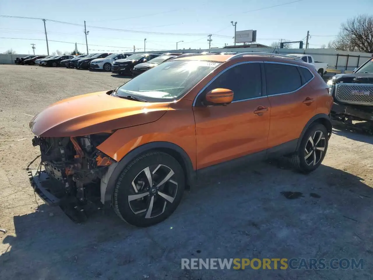 1 Photograph of a damaged car JN1BJ1CV4LW254849 NISSAN ROGUE 2020