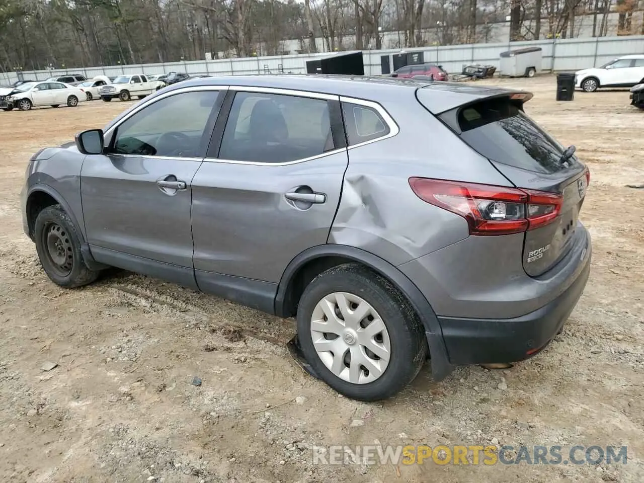 2 Photograph of a damaged car JN1BJ1CV4LW271442 NISSAN ROGUE 2020