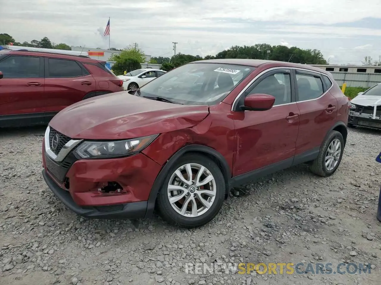 1 Photograph of a damaged car JN1BJ1CV4LW279248 NISSAN ROGUE 2020