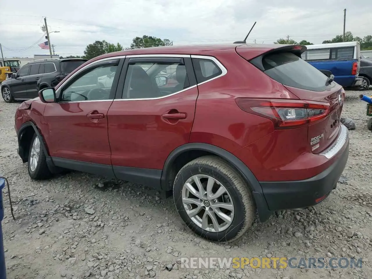 2 Photograph of a damaged car JN1BJ1CV4LW279248 NISSAN ROGUE 2020