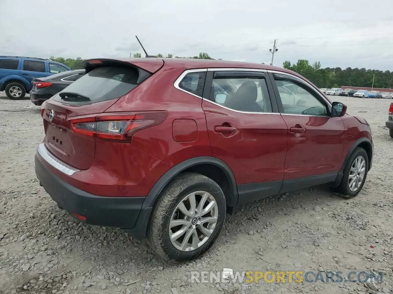 3 Photograph of a damaged car JN1BJ1CV4LW279248 NISSAN ROGUE 2020