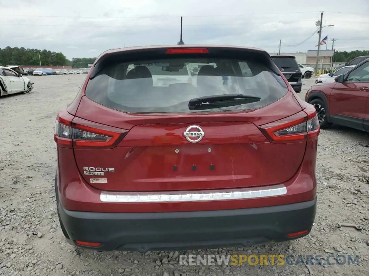 6 Photograph of a damaged car JN1BJ1CV4LW279248 NISSAN ROGUE 2020