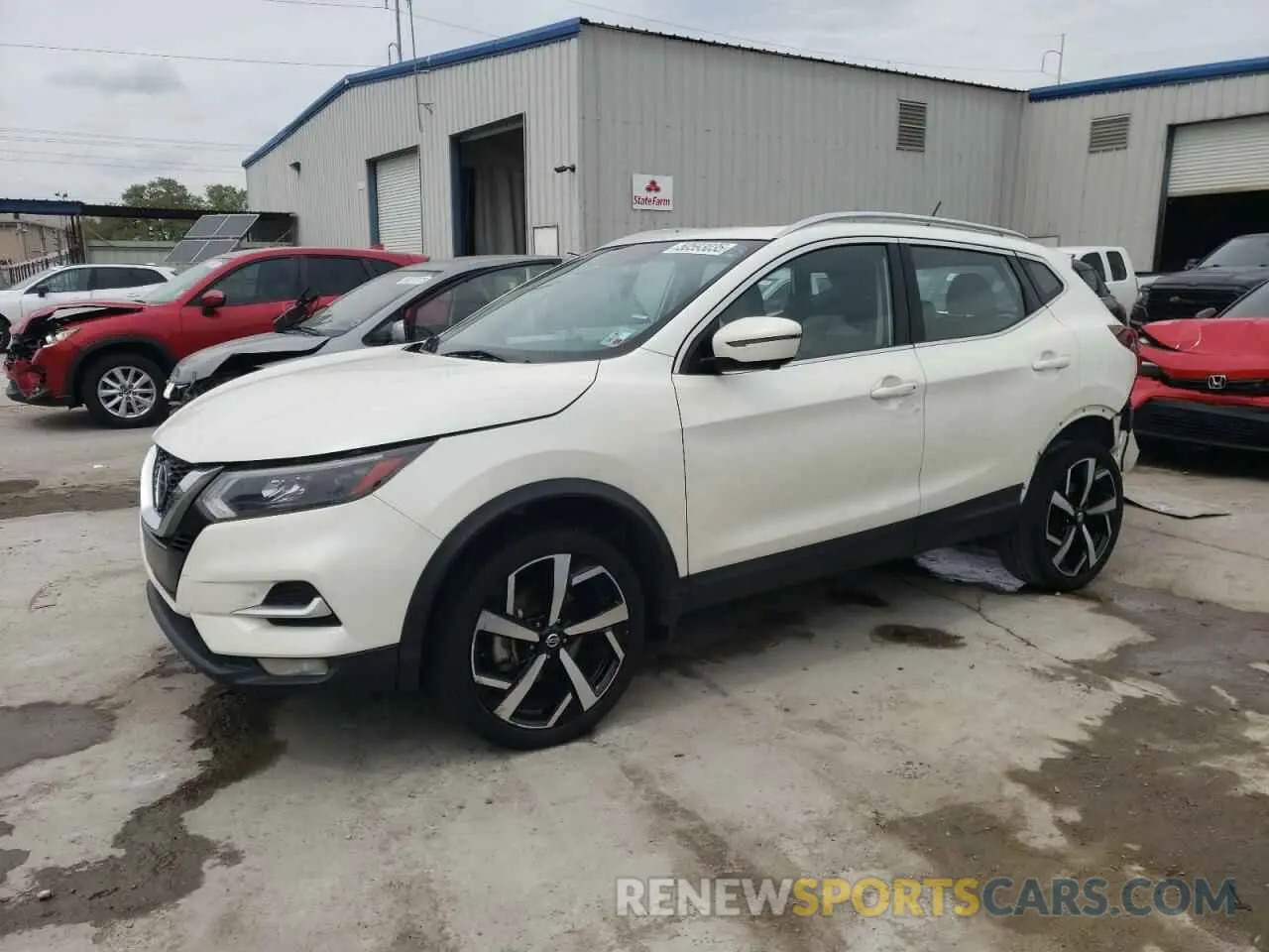 1 Photograph of a damaged car JN1BJ1CV4LW543293 NISSAN ROGUE 2020