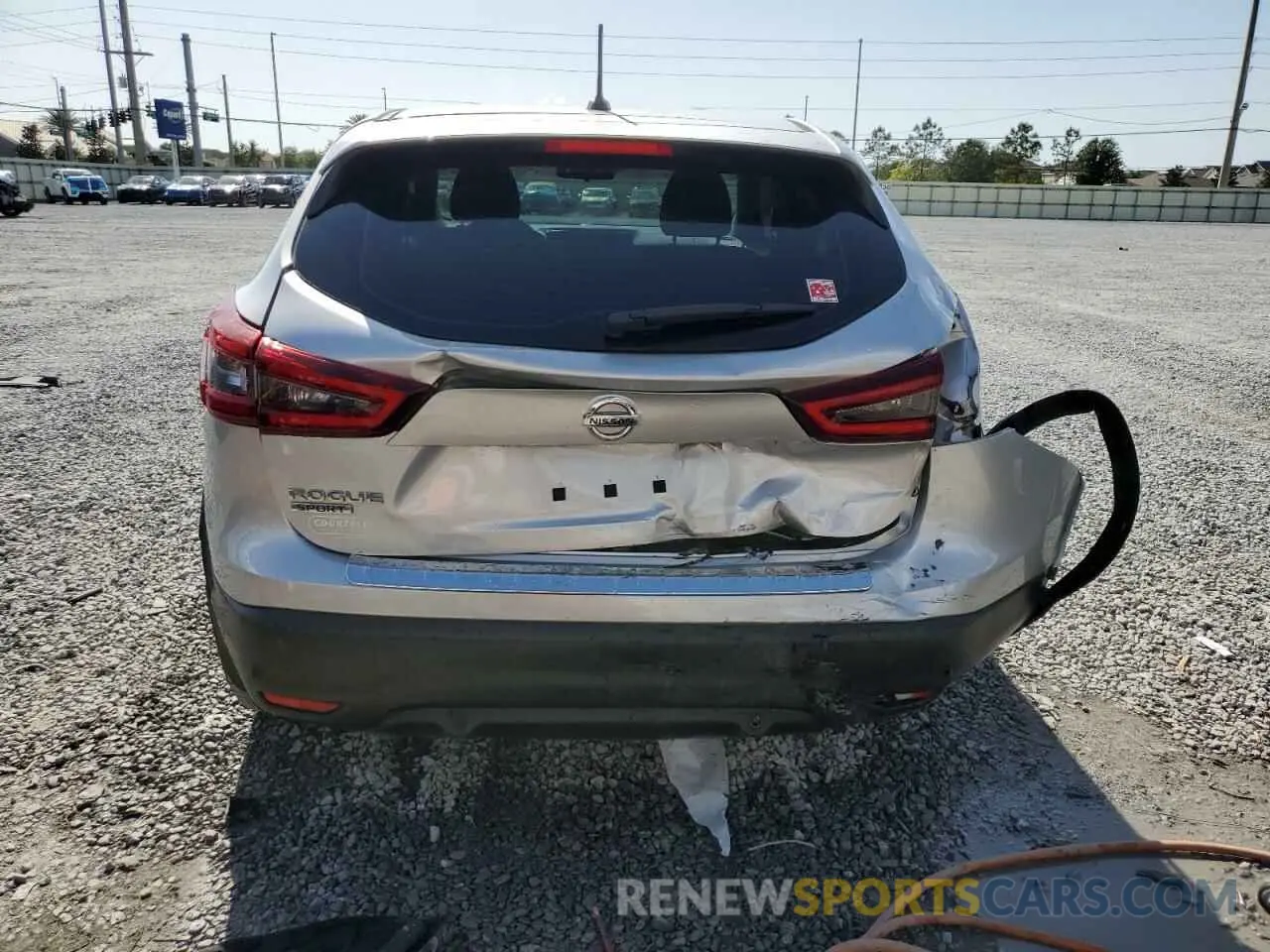 6 Photograph of a damaged car JN1BJ1CV4LW550373 NISSAN ROGUE 2020