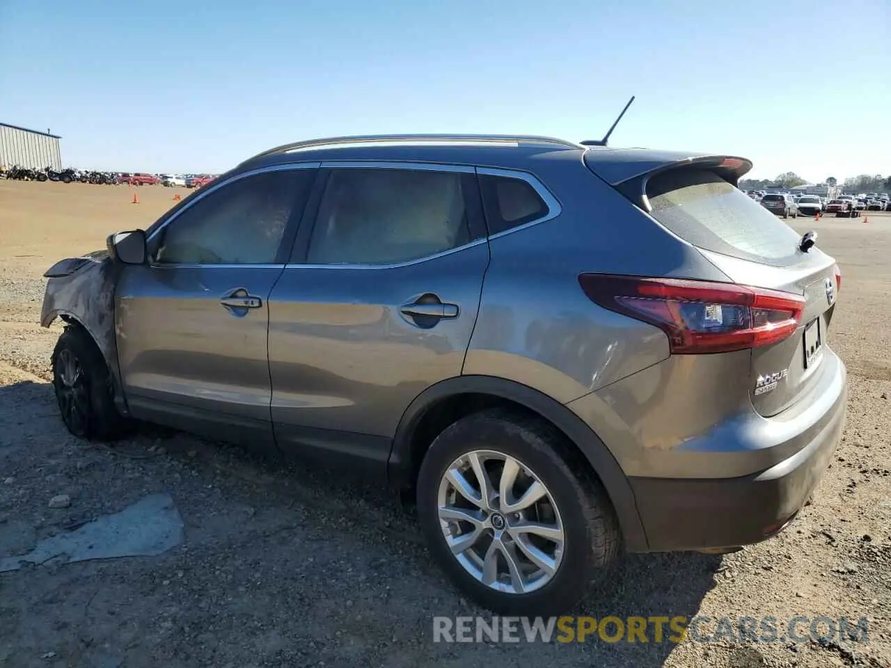 2 Photograph of a damaged car JN1BJ1CV5LW257193 NISSAN ROGUE 2020