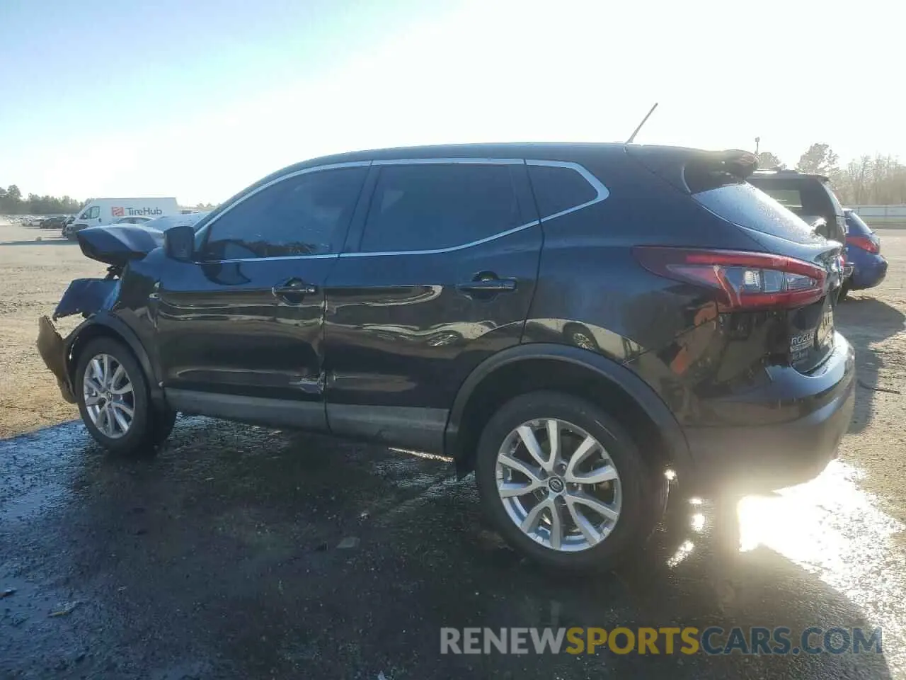 2 Photograph of a damaged car JN1BJ1CV5LW258196 NISSAN ROGUE 2020