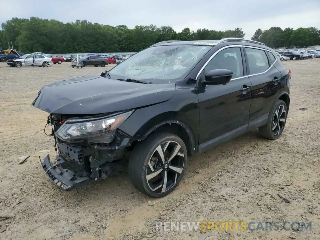 1 Photograph of a damaged car JN1BJ1CV5LW261776 NISSAN ROGUE 2020