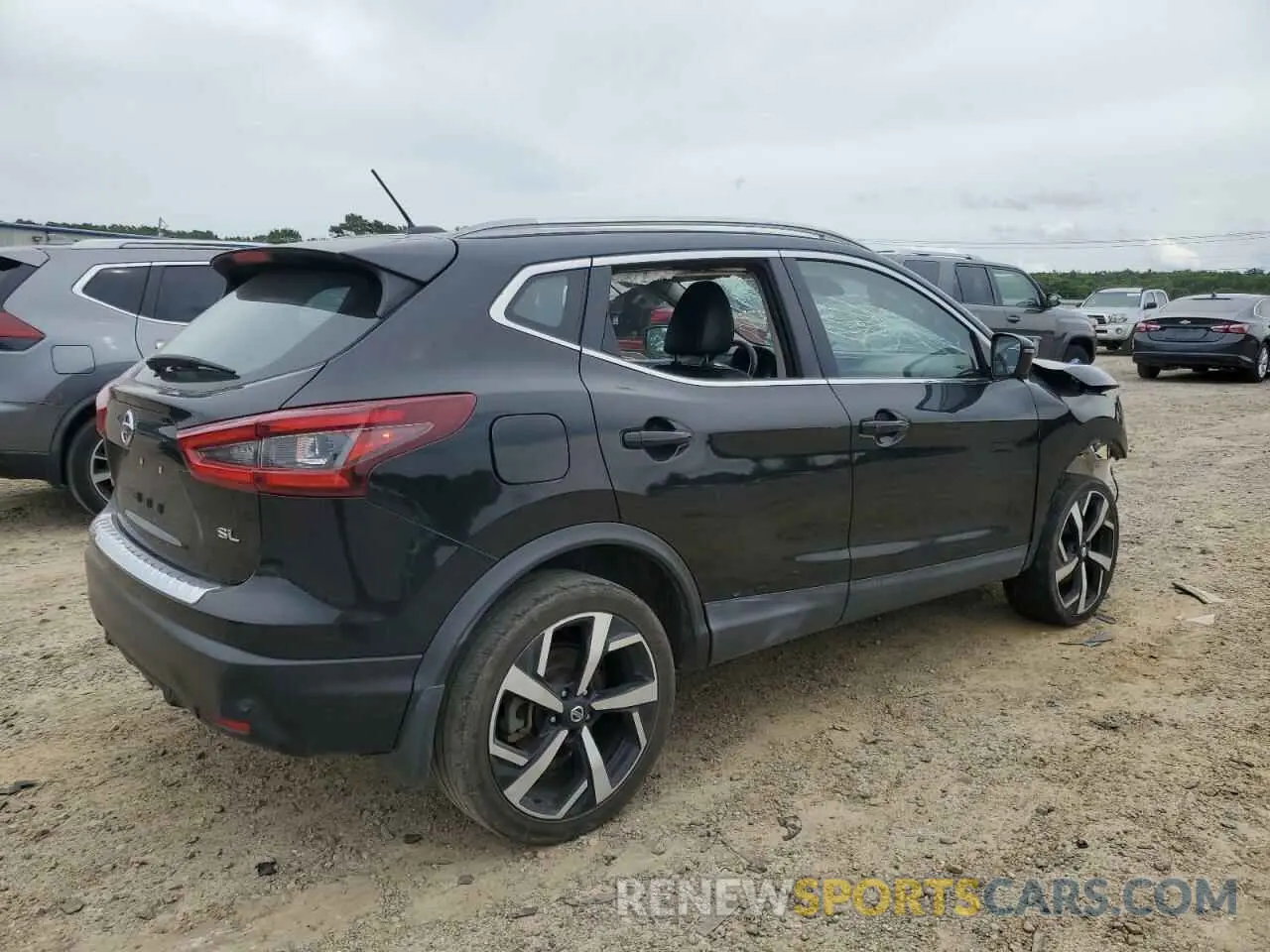 3 Photograph of a damaged car JN1BJ1CV5LW261776 NISSAN ROGUE 2020