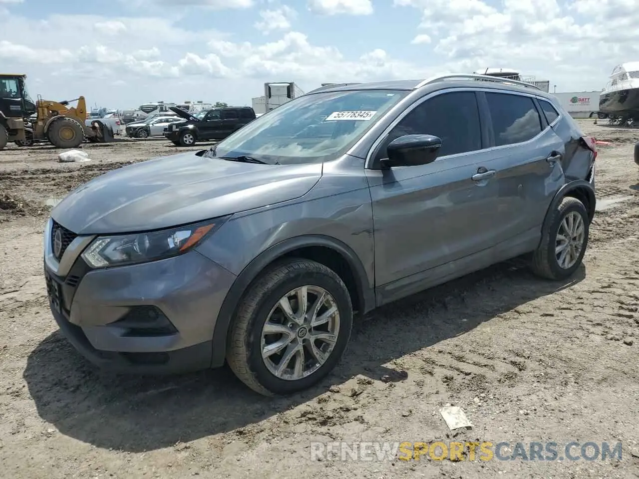 1 Photograph of a damaged car JN1BJ1CV5LW262541 NISSAN ROGUE 2020
