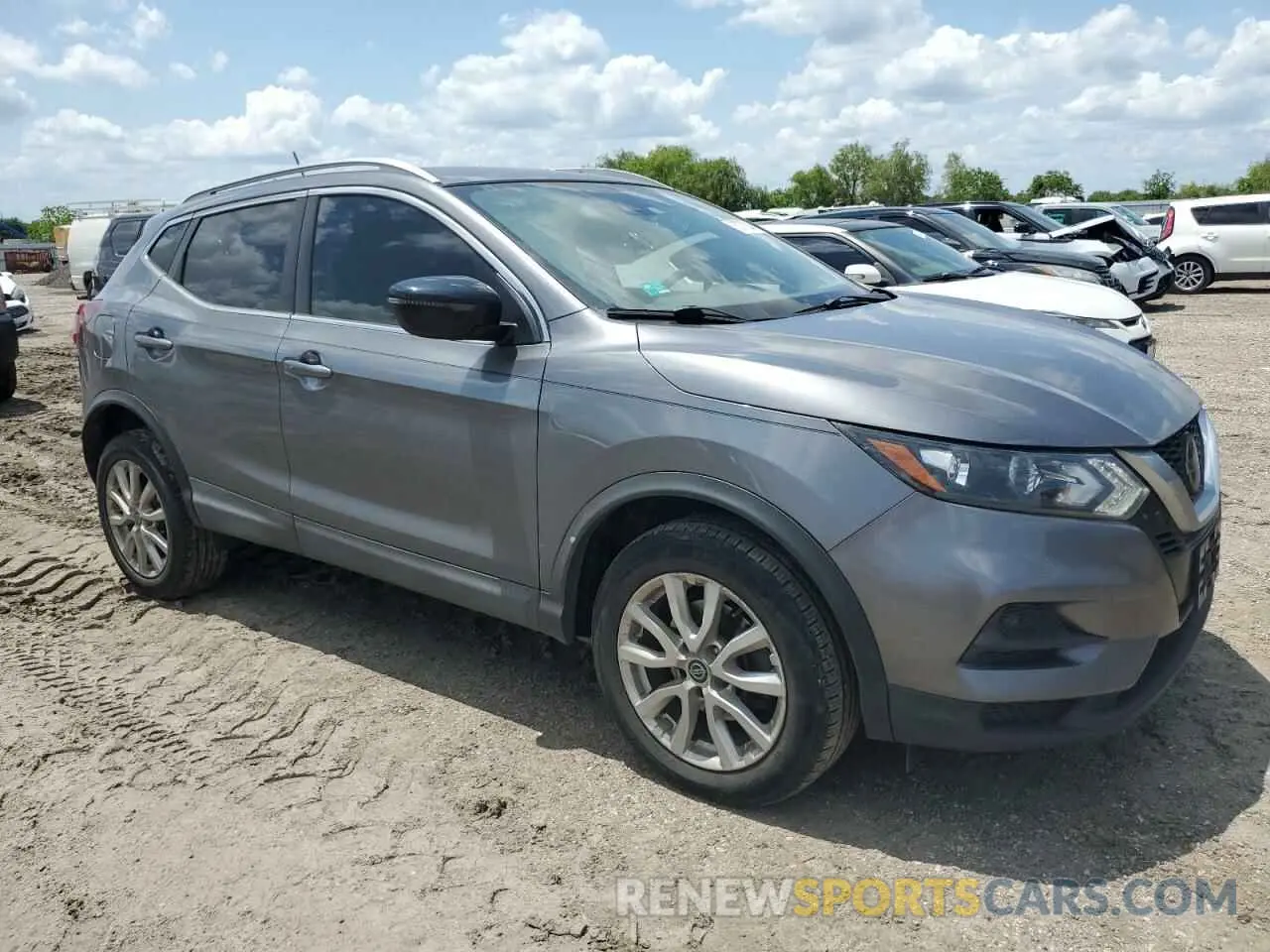 4 Photograph of a damaged car JN1BJ1CV5LW262541 NISSAN ROGUE 2020
