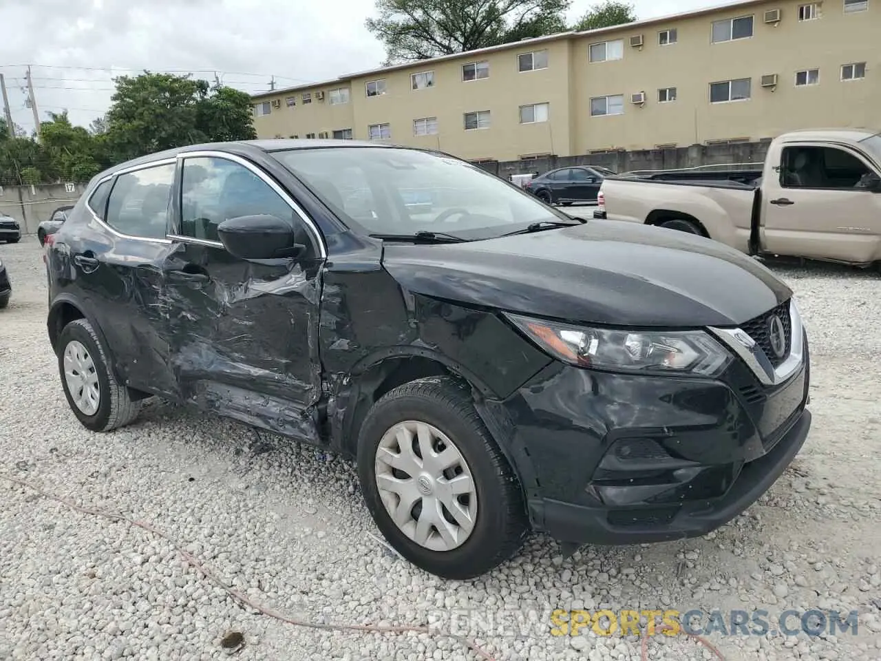 4 Photograph of a damaged car JN1BJ1CV5LW270624 NISSAN ROGUE 2020