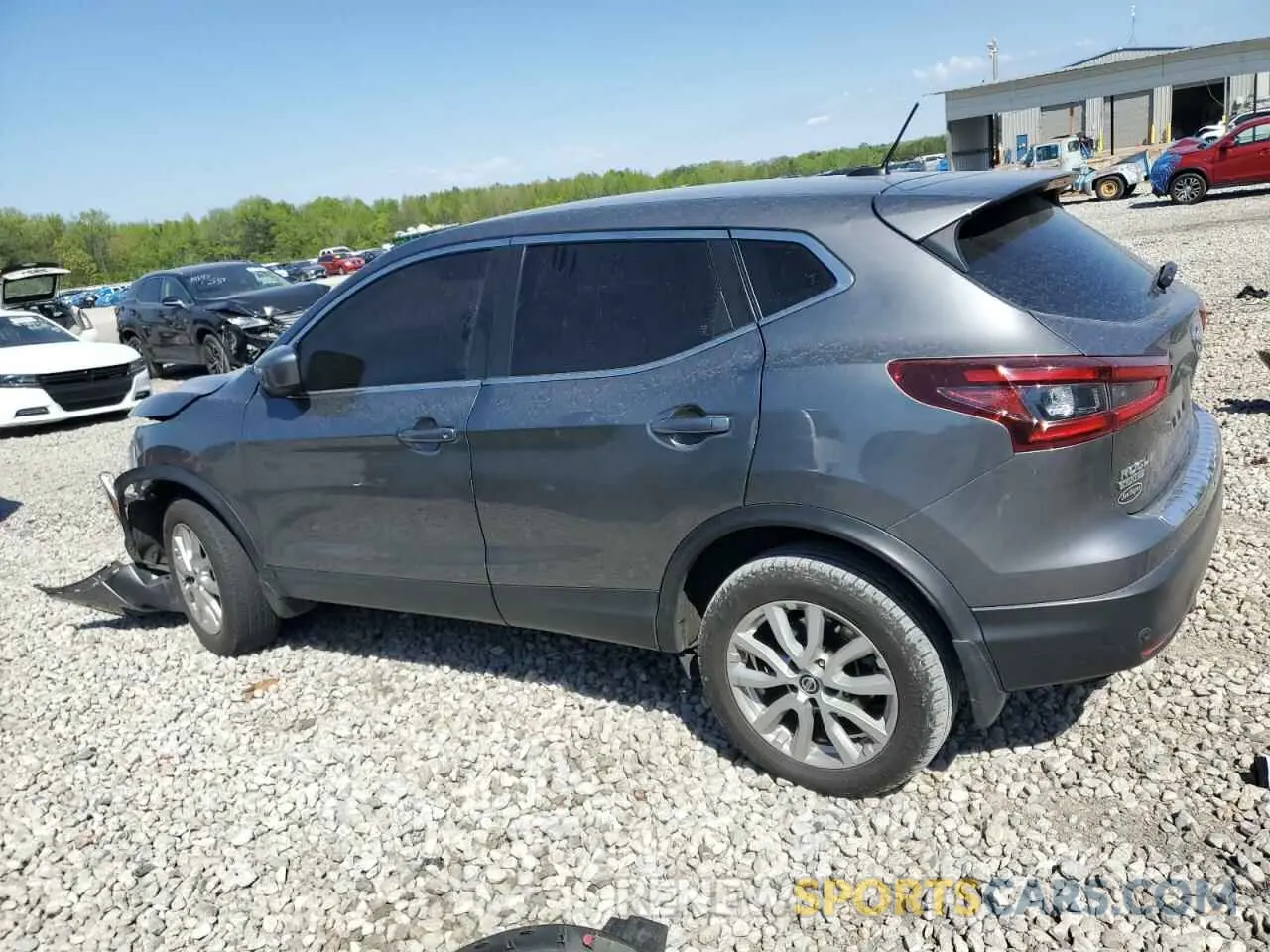 2 Photograph of a damaged car JN1BJ1CV5LW281462 NISSAN ROGUE 2020