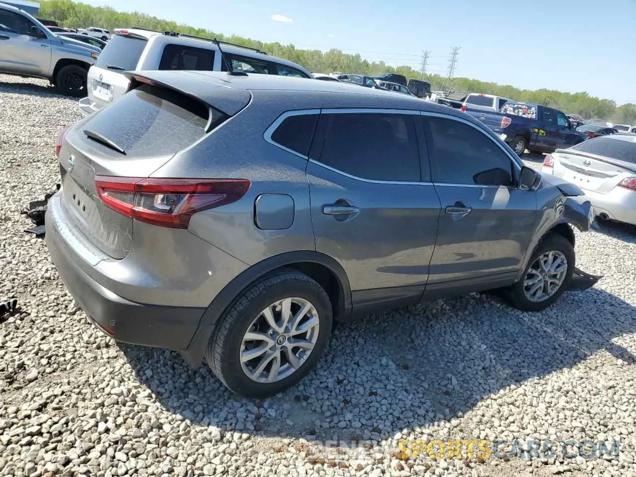 3 Photograph of a damaged car JN1BJ1CV5LW281462 NISSAN ROGUE 2020