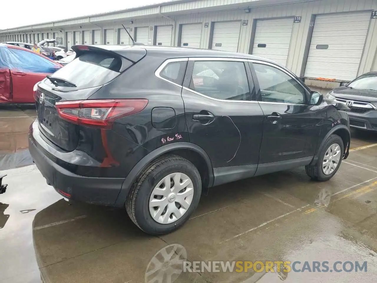3 Photograph of a damaged car JN1BJ1CV7LW256319 NISSAN ROGUE 2020
