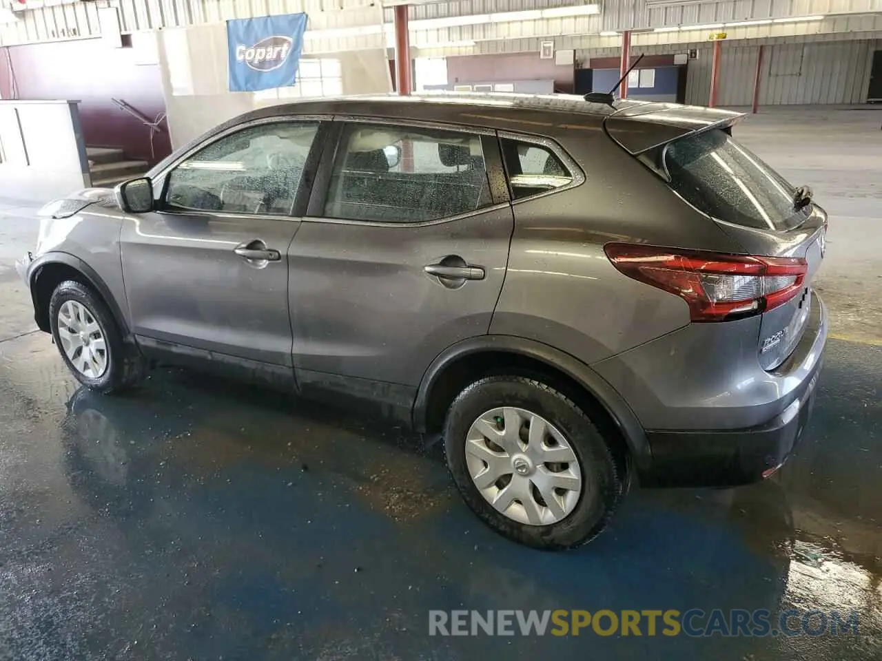 2 Photograph of a damaged car JN1BJ1CV7LW256708 NISSAN ROGUE 2020