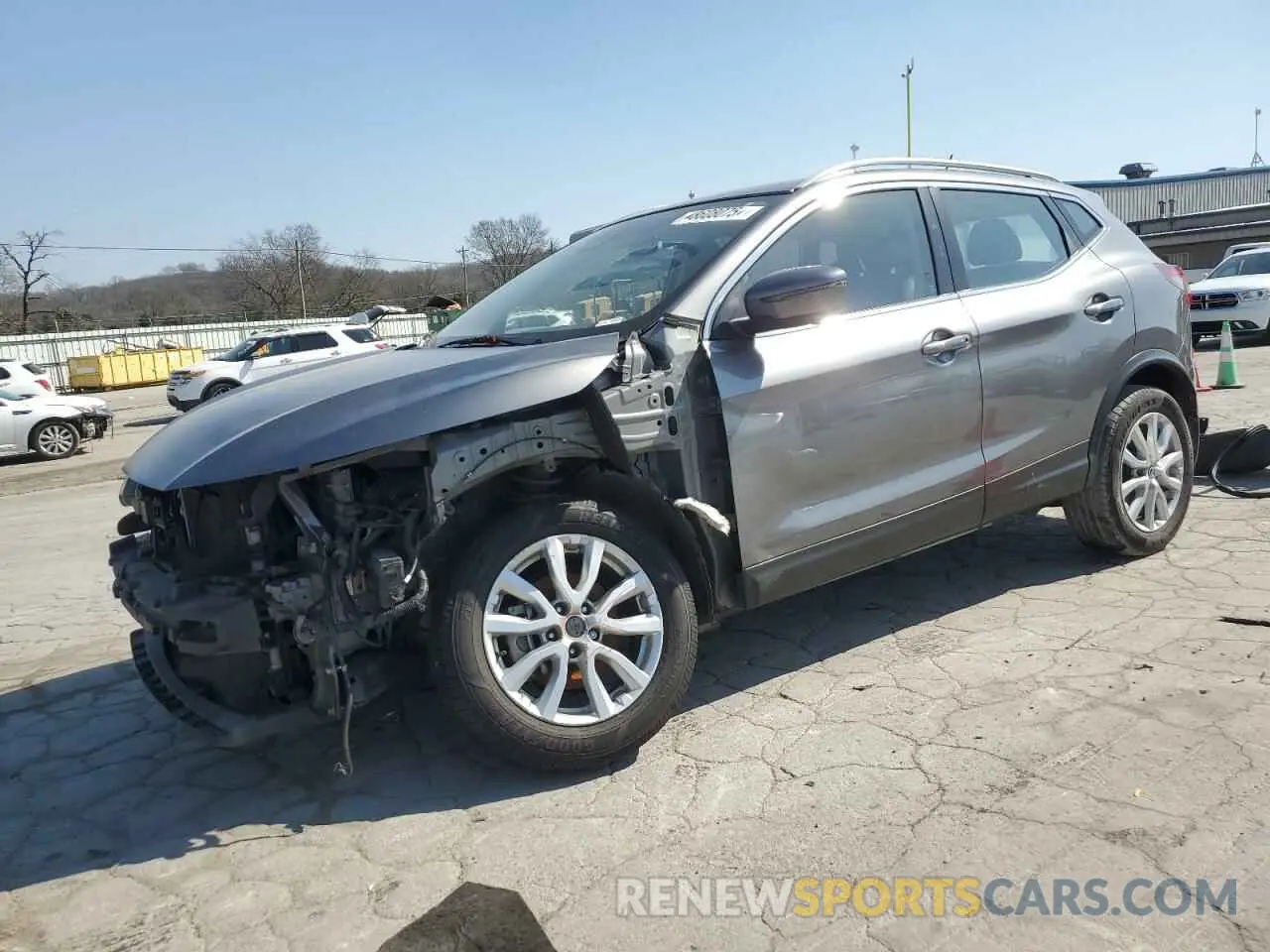 1 Photograph of a damaged car JN1BJ1CV7LW261732 NISSAN ROGUE 2020