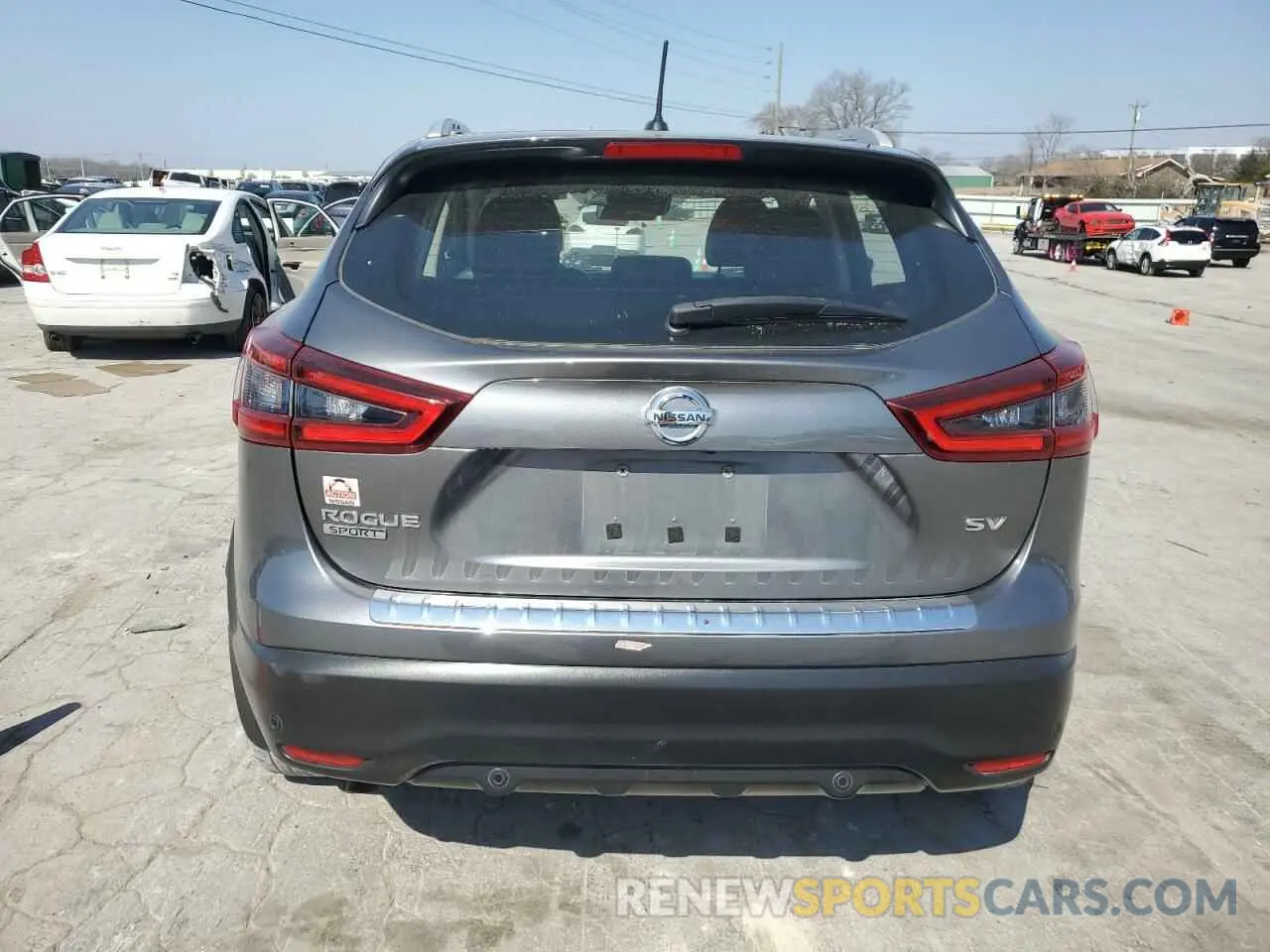 6 Photograph of a damaged car JN1BJ1CV7LW261732 NISSAN ROGUE 2020