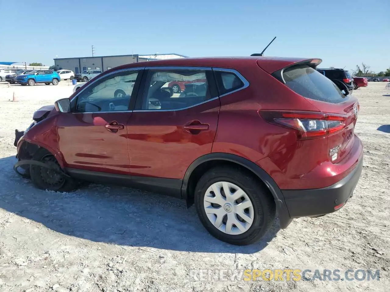 2 Photograph of a damaged car JN1BJ1CV7LW273721 NISSAN ROGUE 2020