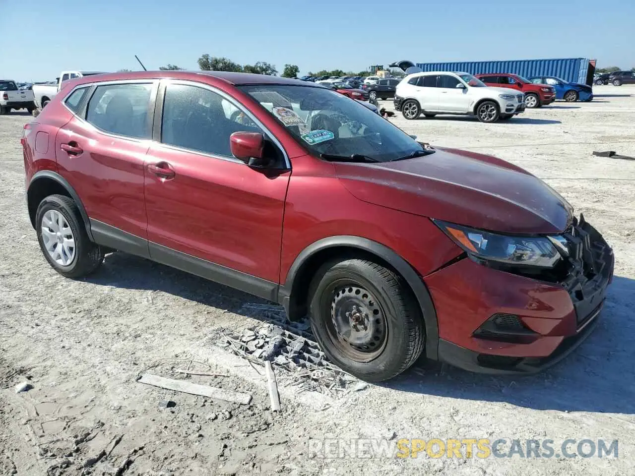 4 Photograph of a damaged car JN1BJ1CV7LW273721 NISSAN ROGUE 2020