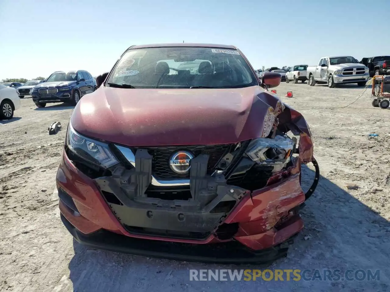 5 Photograph of a damaged car JN1BJ1CV7LW273721 NISSAN ROGUE 2020