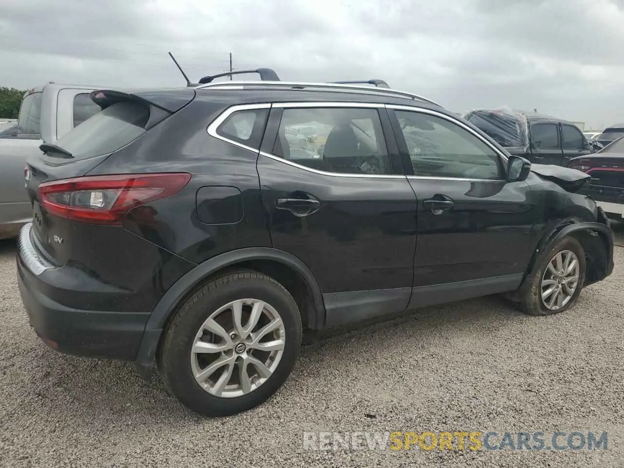 3 Photograph of a damaged car JN1BJ1CV8LW252098 NISSAN ROGUE 2020