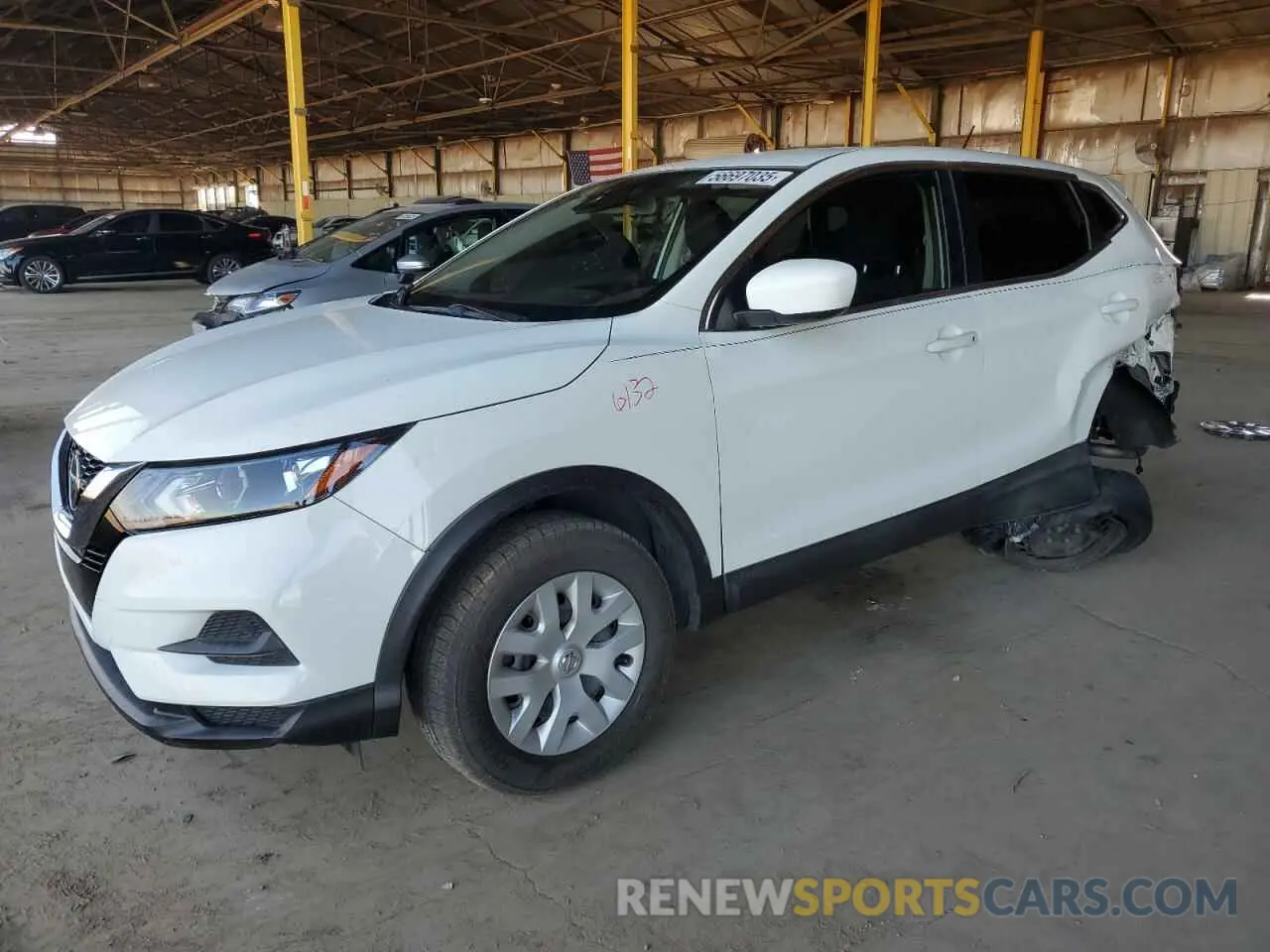 1 Photograph of a damaged car JN1BJ1CV8LW257821 NISSAN ROGUE 2020