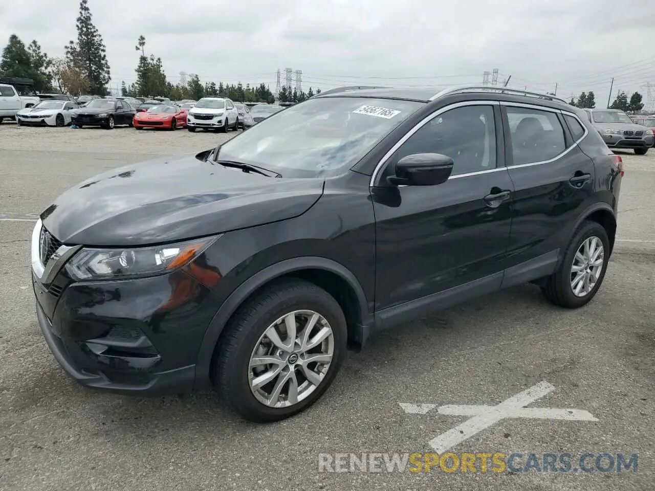 1 Photograph of a damaged car JN1BJ1CV8LW261366 NISSAN ROGUE 2020