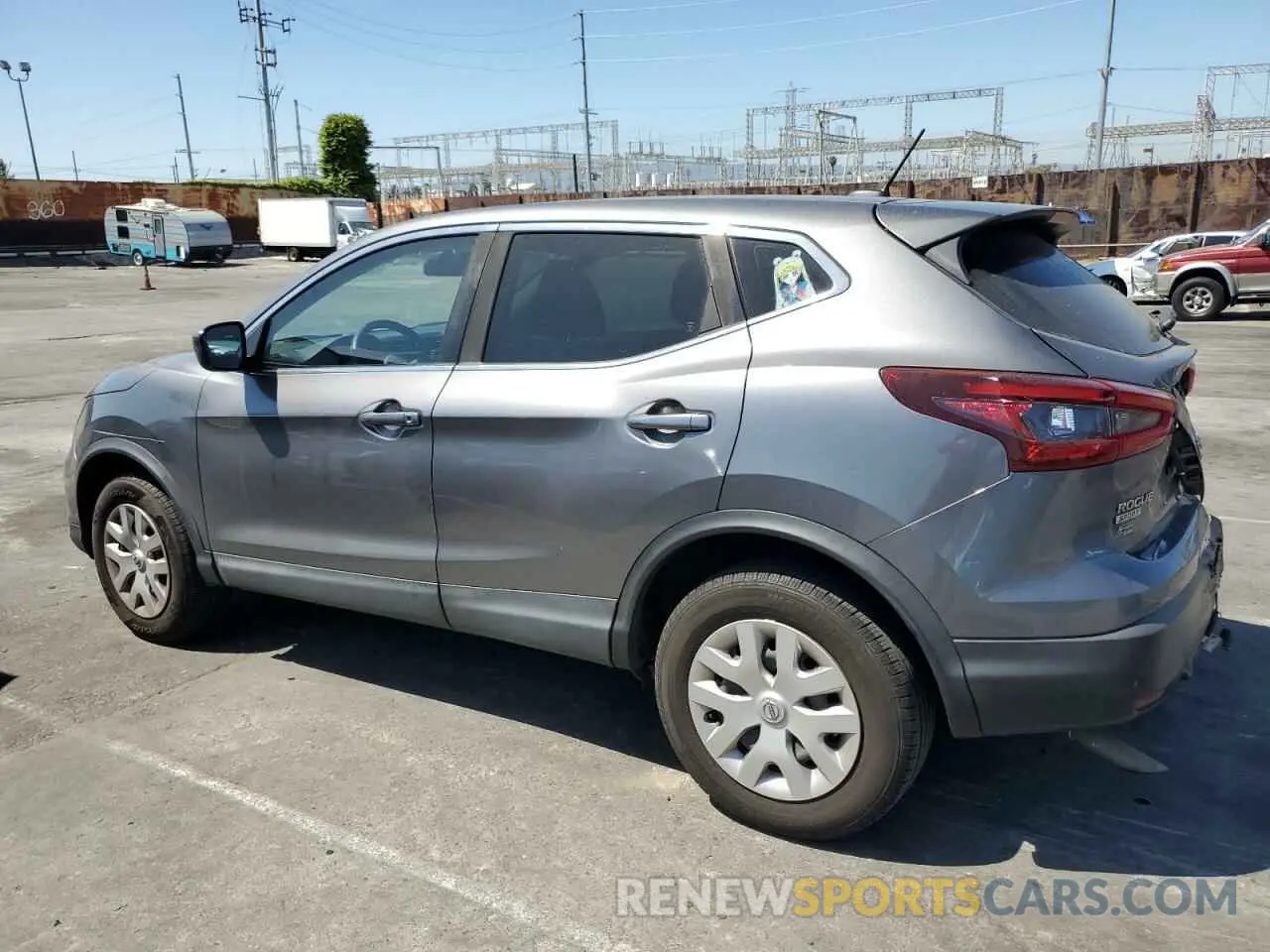 2 Photograph of a damaged car JN1BJ1CV9LW259089 NISSAN ROGUE 2020