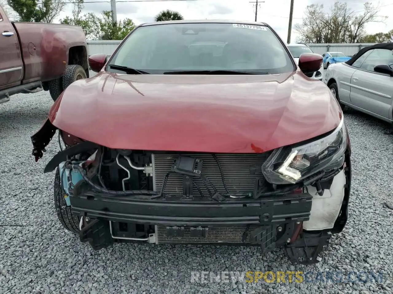 5 Photograph of a damaged car JN1BJ1CV9LW275342 NISSAN ROGUE 2020
