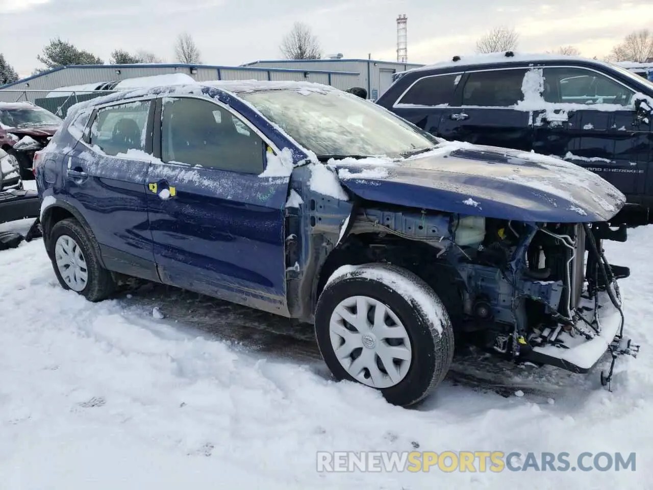 4 Photograph of a damaged car JN1BJ1CV9LW276880 NISSAN ROGUE 2020