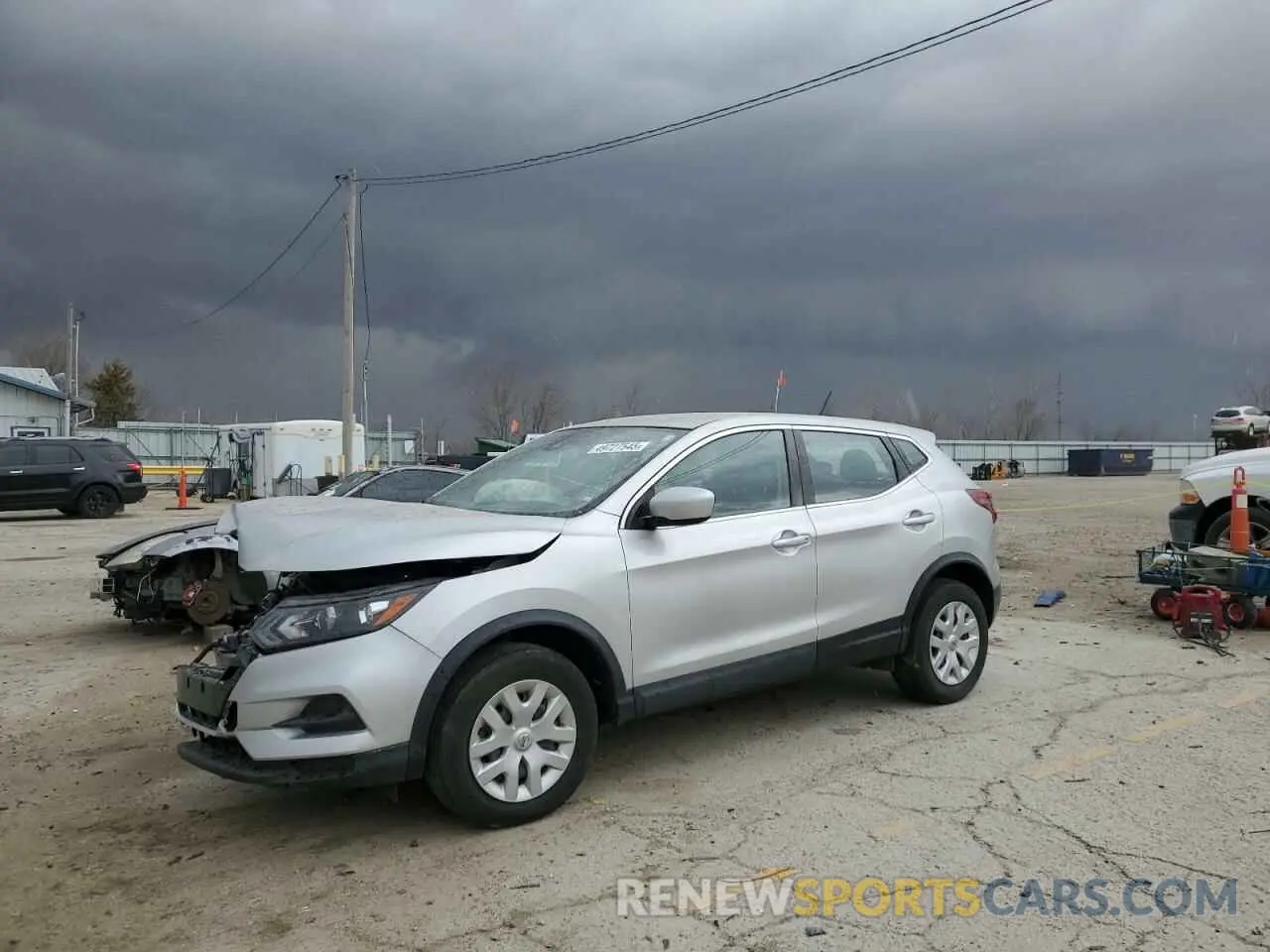 1 Photograph of a damaged car JN1BJ1CV9LW542074 NISSAN ROGUE 2020
