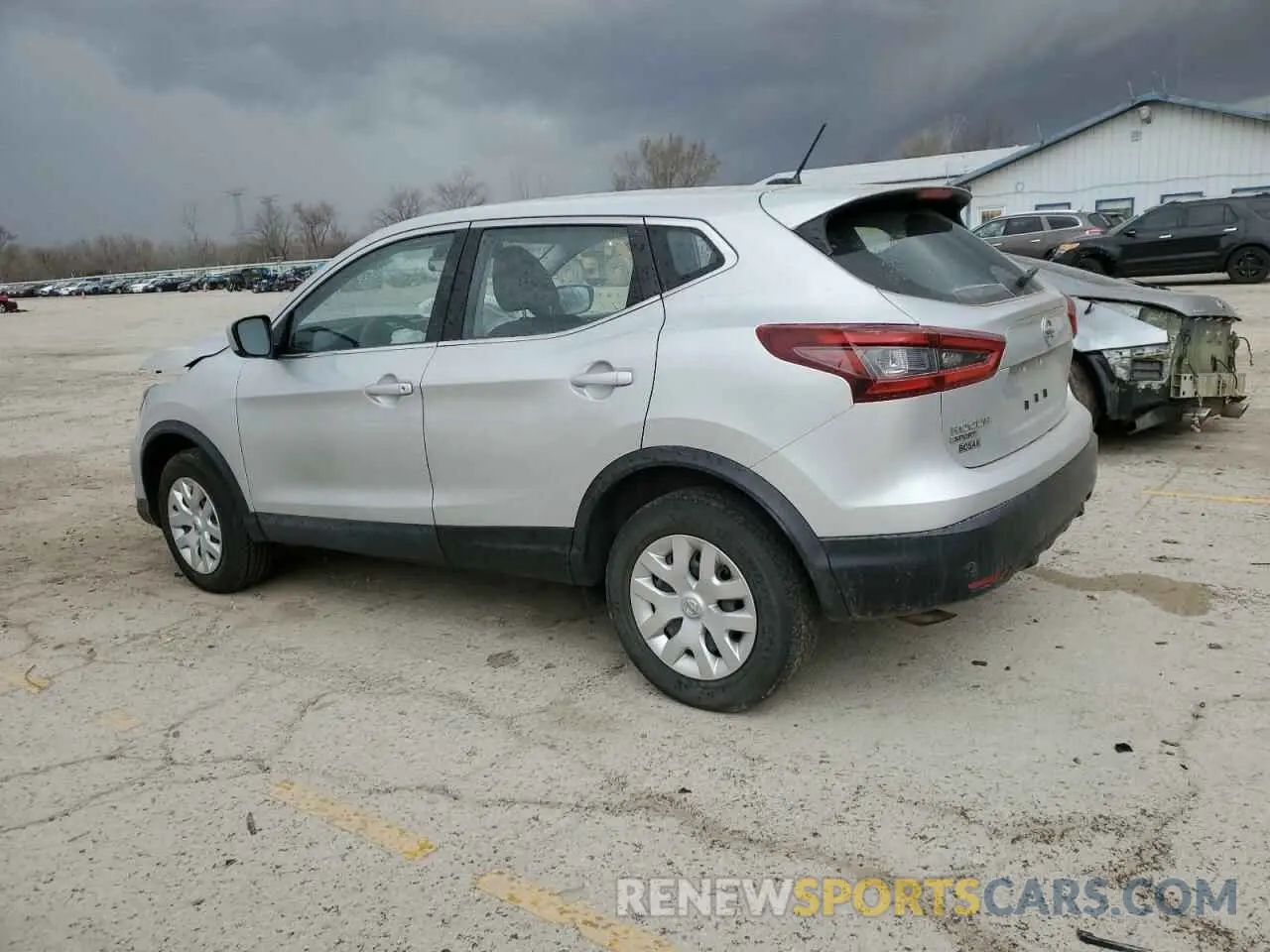 2 Photograph of a damaged car JN1BJ1CV9LW542074 NISSAN ROGUE 2020