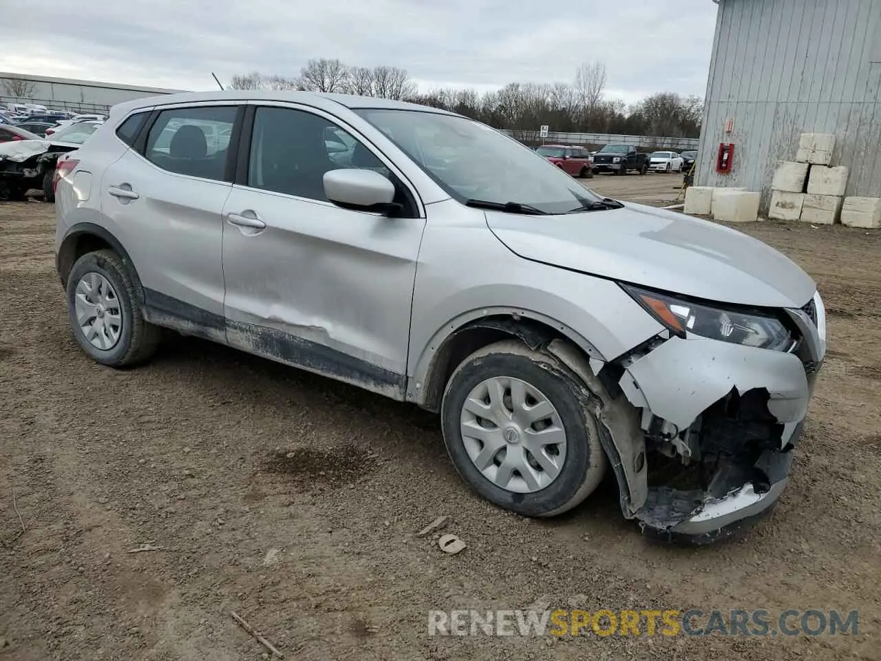 4 Photograph of a damaged car JN1BJ1CV9LW544701 NISSAN ROGUE 2020