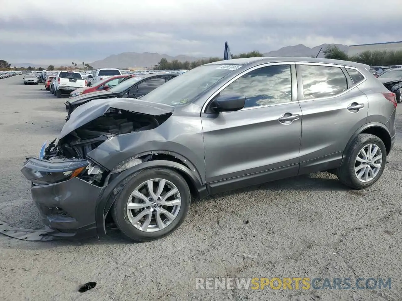 1 Photograph of a damaged car JN1BJ1CVXLW258999 NISSAN ROGUE 2020