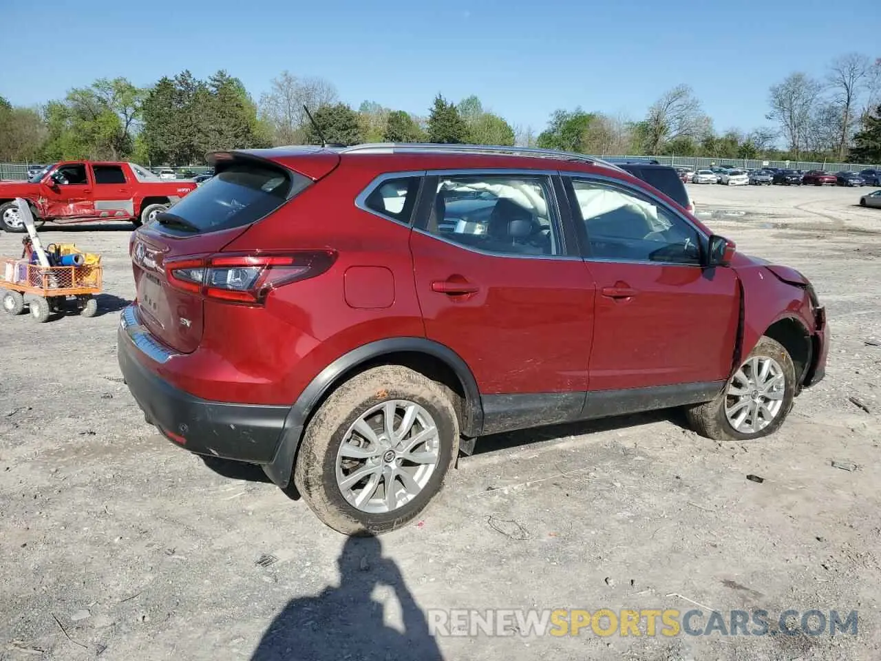 3 Photograph of a damaged car JN1BJ1CVXLW261899 NISSAN ROGUE 2020