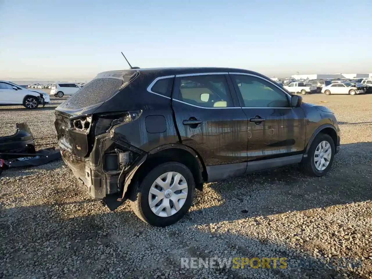 3 Photograph of a damaged car JN1BJ1CVXLW263488 NISSAN ROGUE 2020