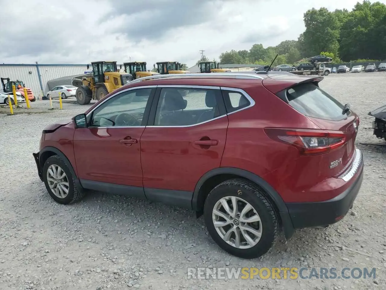 2 Photograph of a damaged car JN1BJ1CVXLW274345 NISSAN ROGUE 2020