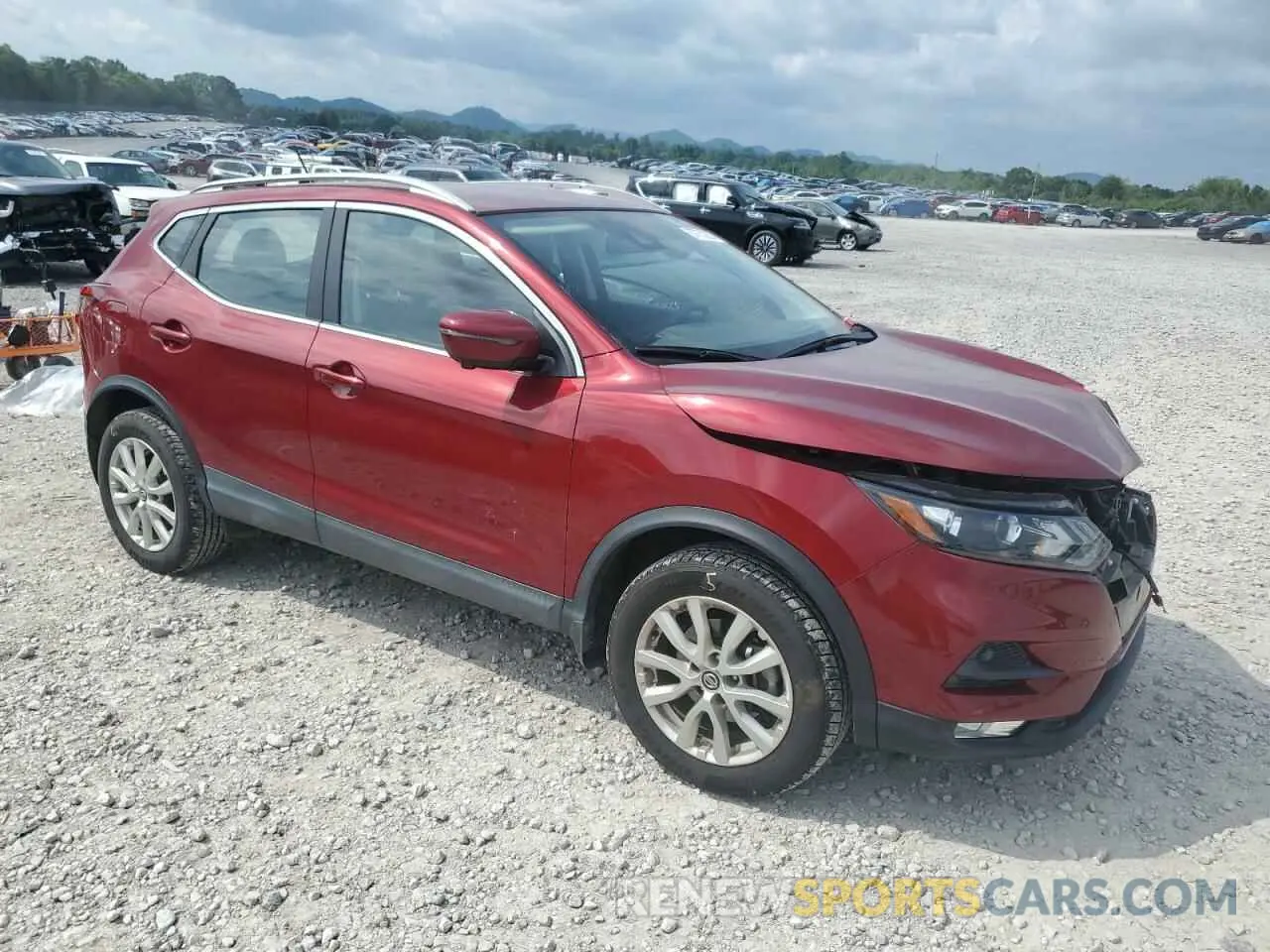 4 Photograph of a damaged car JN1BJ1CVXLW274345 NISSAN ROGUE 2020